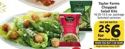 Vons Taylor Farms Chopped Salad Kits offer