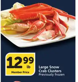 Albertsons Large Snow Crab Clusters offer