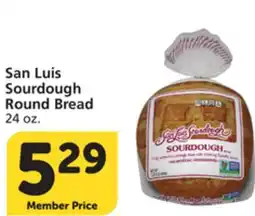 Albertsons San Luis Sourdough Round Bread offer