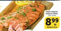 Albertsons Fresh Atlantic Salmon Fillets offer