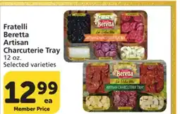 Albertsons Fratelli Beretta Artisan Charcuterie Tray offer