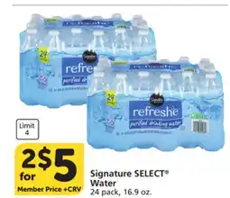 Albertsons Signature SELECT Water offer