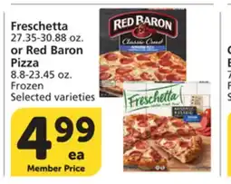 Albertsons Freschetta 27.35-30.88 oz. or Red Baron Pizza 8.8-23.45 oz offer