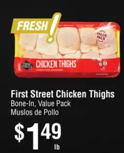 Smart & Final First Street Chicken Thighs offer