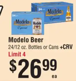 Smart & Final Modelo Beer offer