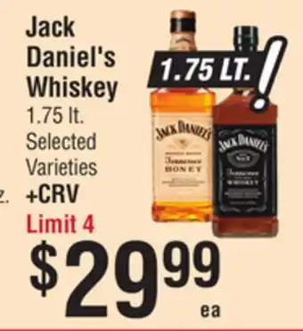 Smart & Final Jack Daniel's Whiskey offer