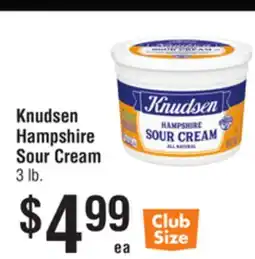 Smart & Final Knudsen Hampshire Sour Cream offer