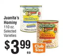 Smart & Final Juanita's Hominy offer