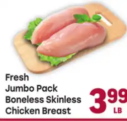 Tony’s Fresh Market Fresh Jumbo Pack Boneless Skinless Chicken Breast offer