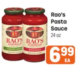 Tony’s Fresh Market Rao's Pasta Sauce offer