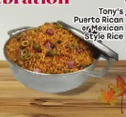Tony’s Fresh Market Tony's Puerto Rican or Mexican Style Rice offer