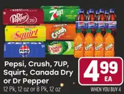 Tony’s Fresh Market Pepsi, Crush, 7UP, Squirt, Canada Dry or Dr Pepper offer