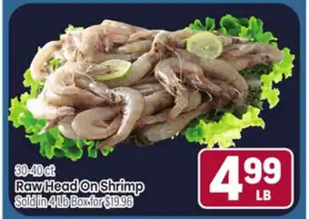 Tony’s Fresh Market Raw Head On Shrimp offer