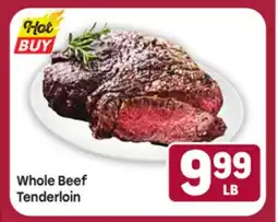 Tony’s Fresh Market Whole Beef Tenderloin offer