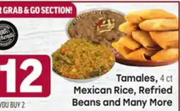 Tony’s Fresh Market Tamales, 4 ct Mexican Rice, Refried Beans and Many More offer