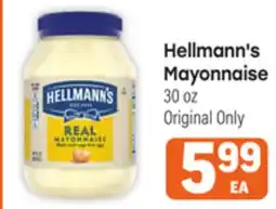 Tony’s Fresh Market Hellmann's Mayonnaise offer