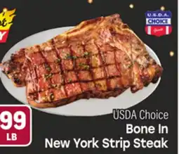 Tony’s Fresh Market USDA Choice Bone In New York Strip Steak offer