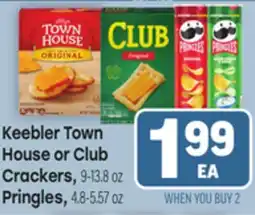 Tony’s Fresh Market Keebler Town House or Club, 13.8 oz Pringles, 4.8-5.57 oz offer
