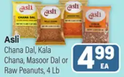 Tony’s Fresh Market Asli Chana Dal, Kala Chana, Masoor Dal or Raw Peanuts, 4 Lb offer