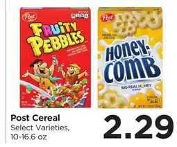 Food 4 Less Post Cereal offer