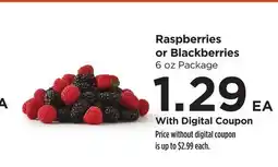 Food 4 Less Raspberries or Blackberries offer
