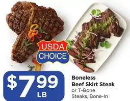 Food 4 Less Boneless Beef Skirt Steak offer