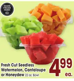 Jewel-Osco Fresh Cut Seedless Watermelon, Cantaloupe Honeydew offer