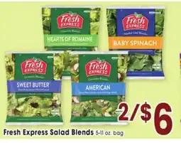 Jewel-Osco Fresh Express Salad Blends offer