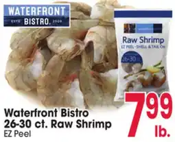 Jewel-Osco Waterfront Bistro 26-30 ct. Raw Shrimp Peel offer