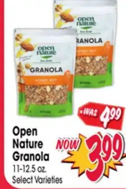 Jewel-Osco Open Nature Granola offer