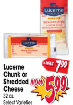 Jewel-Osco Lucerne Chunk or Shredded Cheese offer
