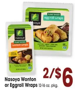 Jewel-Osco Nasoya Wonton or Eggroll Wraps offer