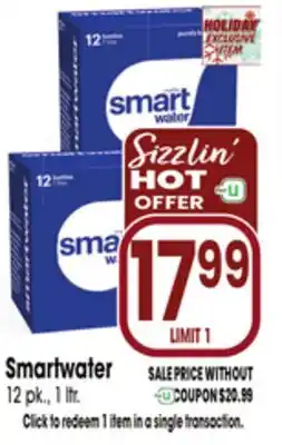Jewel-Osco Smartwater offer