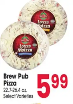 Jewel-Osco Brew Pub Pizza offer