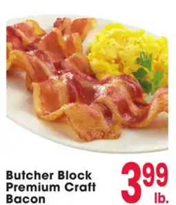 Jewel-Osco Butcher Block Premium Craft Bacon offer