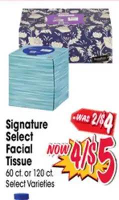 Jewel-Osco Signature Select Facial Tissue offer