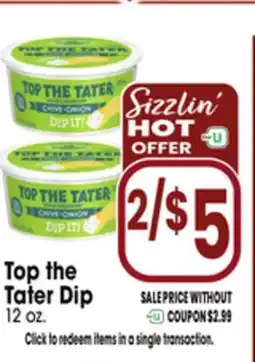 Jewel-Osco Top the Tater Dip offer