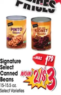 Jewel-Osco Signature Select Canned Beans offer
