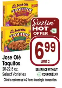 Jewel-Osco Jose Olé Taquitos offer