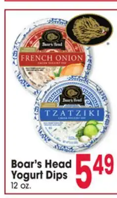 Jewel-Osco Boar's Head Yogurt Dips offer