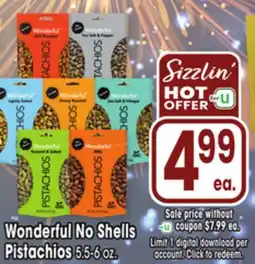 Jewel-Osco Wonderful No Shells Pistachios offer