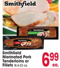 Jewel-Osco Smithfield Marinated Pork Tenderloins or Fillets offer