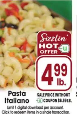Jewel-Osco Pasta Italiano offer