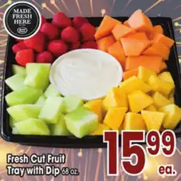 Jewel-Osco Fresh Cut Fruit Tray with Dip offer