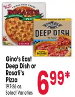 Jewel-Osco Gino's East Deep Dish or Rosati's Pizza offer