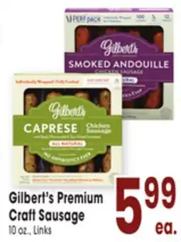Jewel-Osco Gilbert's Premium Craft Sausage offer