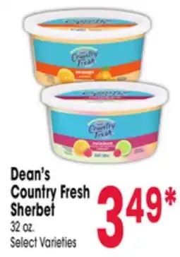 Jewel-Osco Dean's Country Fresh Sherbet offer