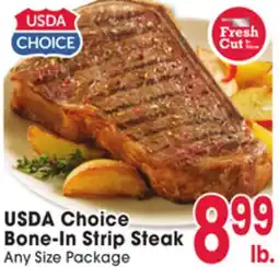 Jewel-Osco USDA Choice Bone-In Strip Steak offer