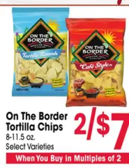 Jewel-Osco On The Border Tortilla Chips offer