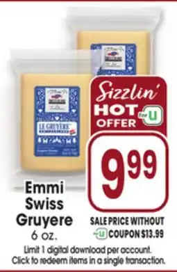 Jewel-Osco Emmi Swiss Gruyere offer